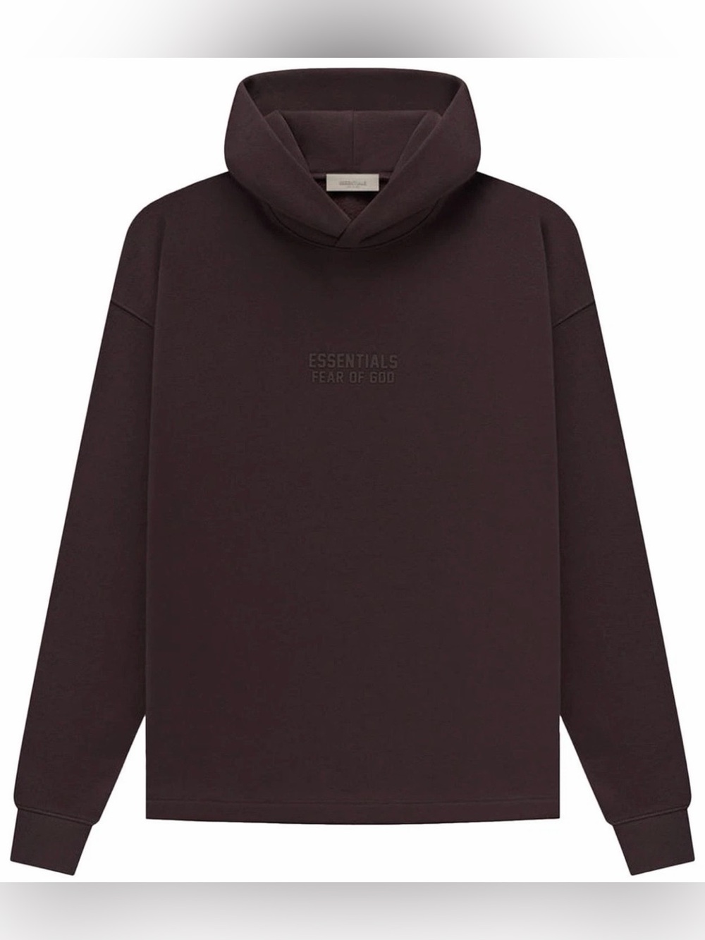 Fear of God Essentials Relaxed Hoodie 'Plum' Brown
